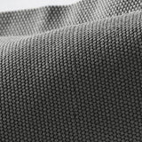 CARRE 2 Pack Decorative Throw Cushion Pillow Cover Cushion Sleeve for 20"x 20" Insert , 100 Percent Cotton, Solid Gray