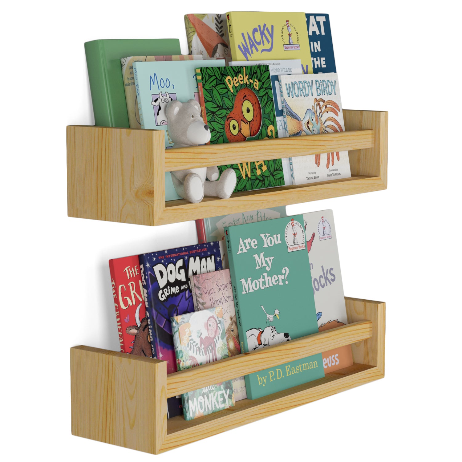 Kids floating shop book shelves