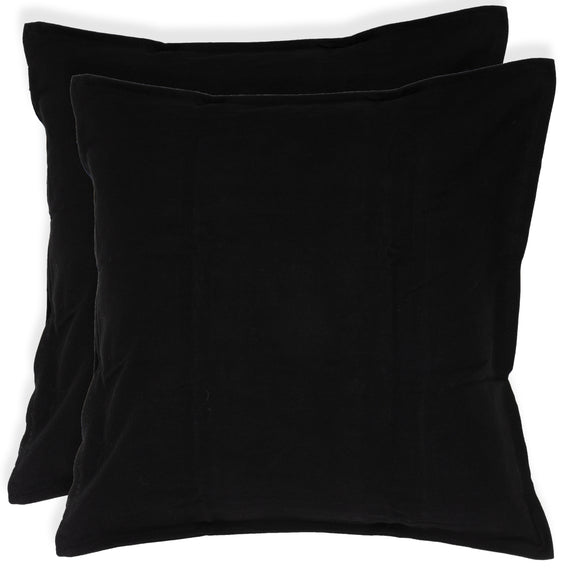 CARRE 2 Pack Decorative Throw Cushion Pillow Cover Cushion Sleeve for 20