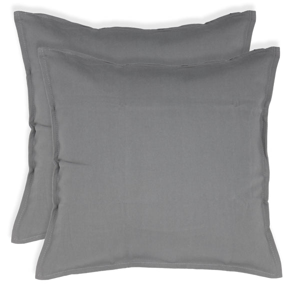 CARRE 2 Pack Decorative Throw Cushion Pillow Cover Cushion Sleeve for 20