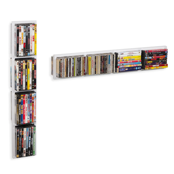 FILM CD DVD Storage Shelf for Wall, 34 Inch Cube Storage Media Shelf a –  youhavespace