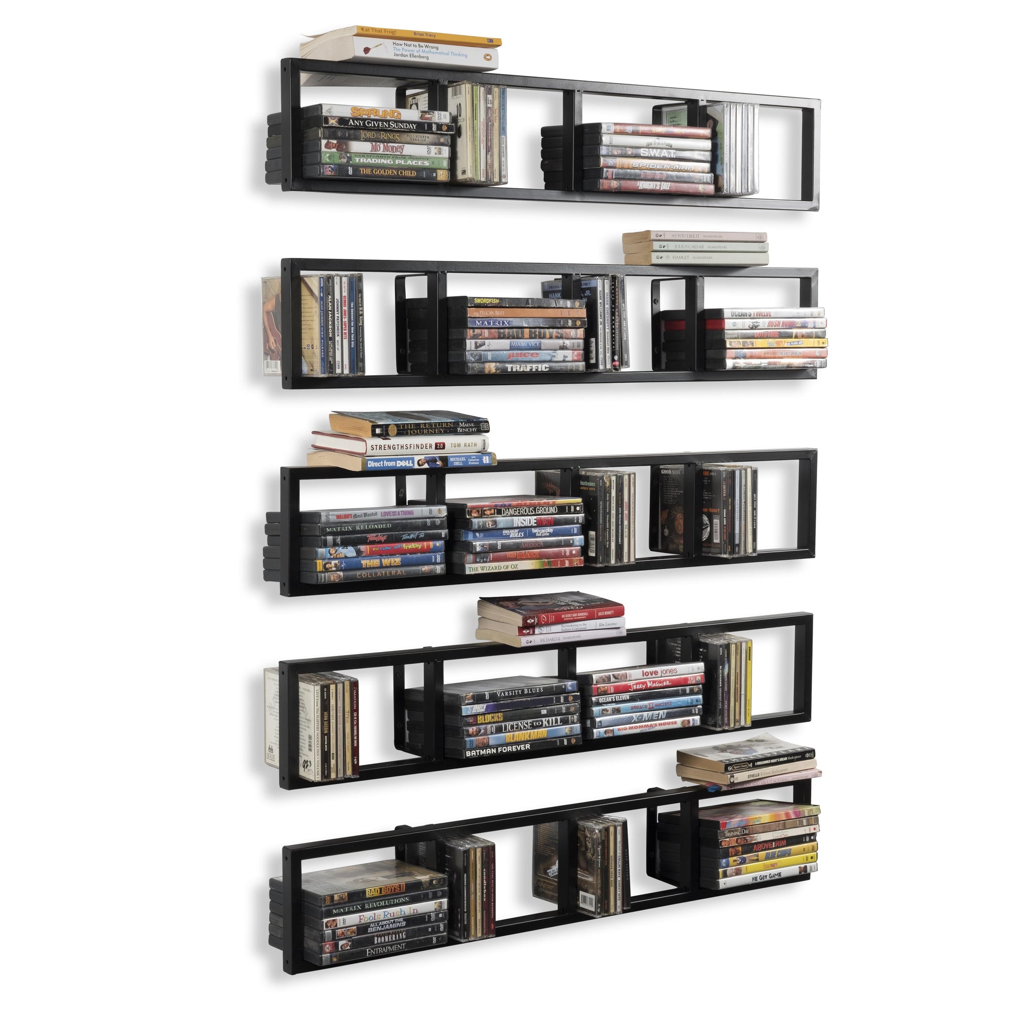 electronics organizer shelf