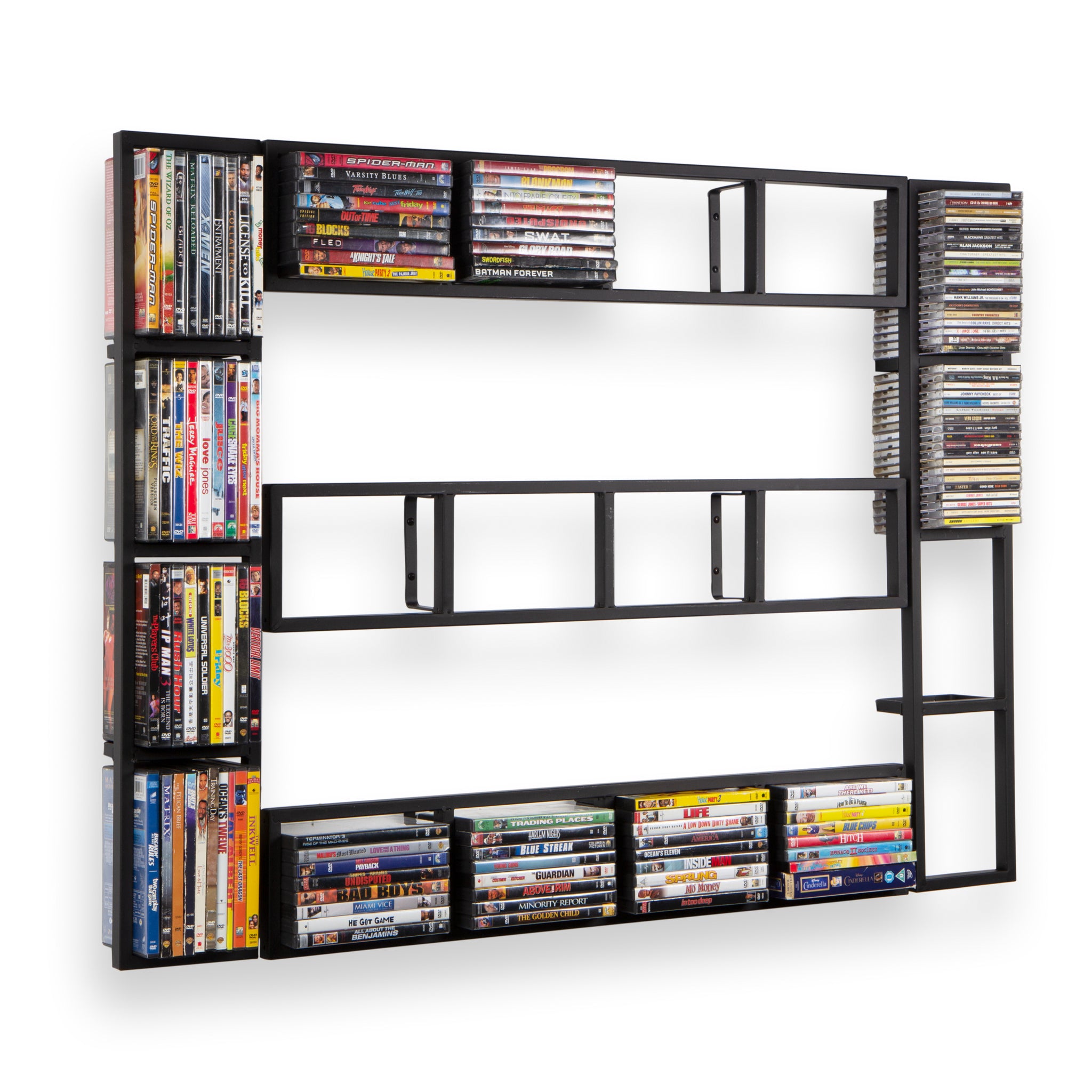 FILM CD DVD Storage Shelf for Wall, 34 Inch Cube Storage Media Shelf a –  youhavespace